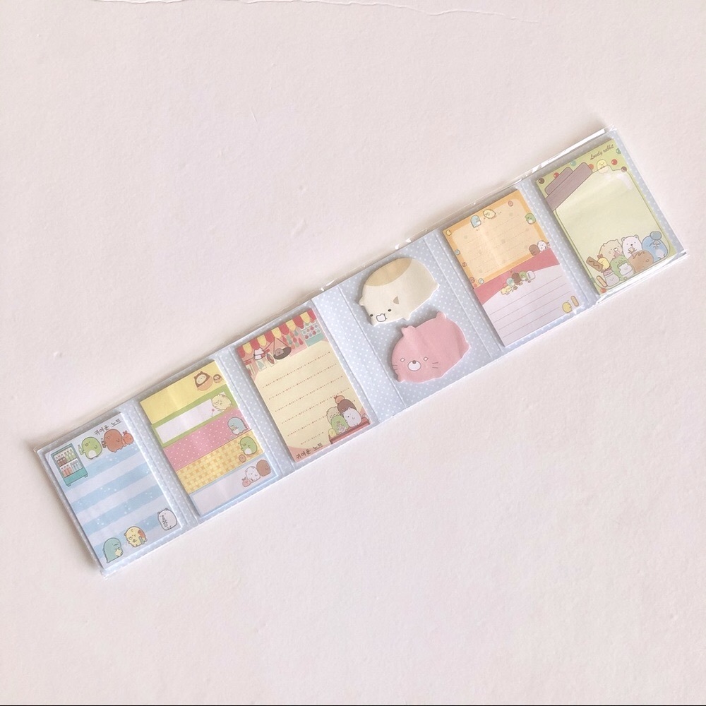 Sumikko Gurashi Kawaii Mini Sticky Notes Notebook